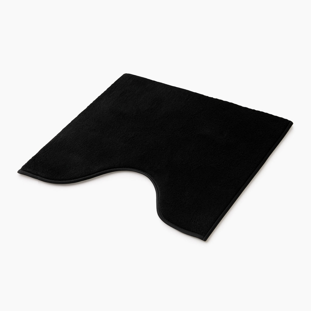 Jaspa Pedestal Mat Super Plush Black