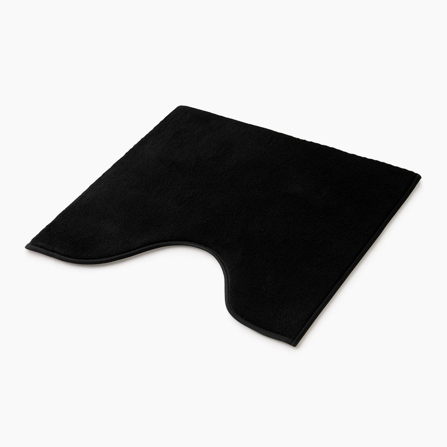 Jaspa Pedestal Mat Super Plush Black
