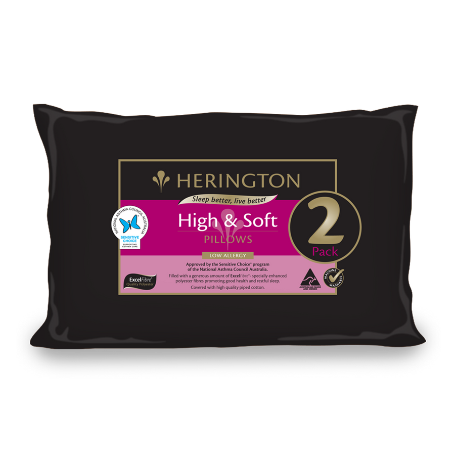 Herington 2 Pack High & Soft Pillows