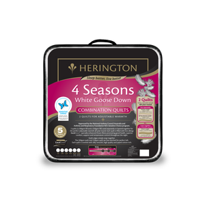 Herington 4 Seasons White Goose Down Quilt