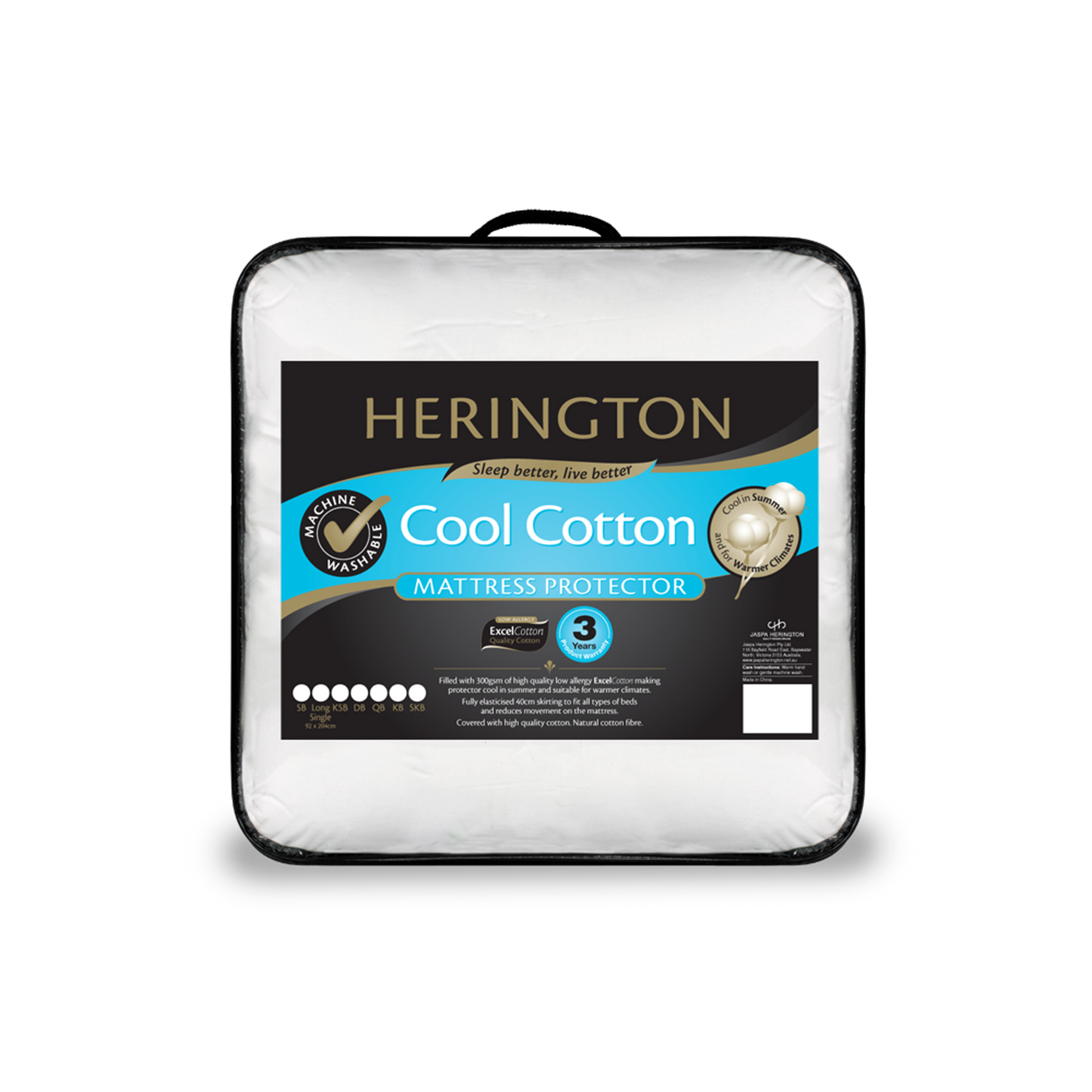 Herington Cool Cotton Mattress Protector