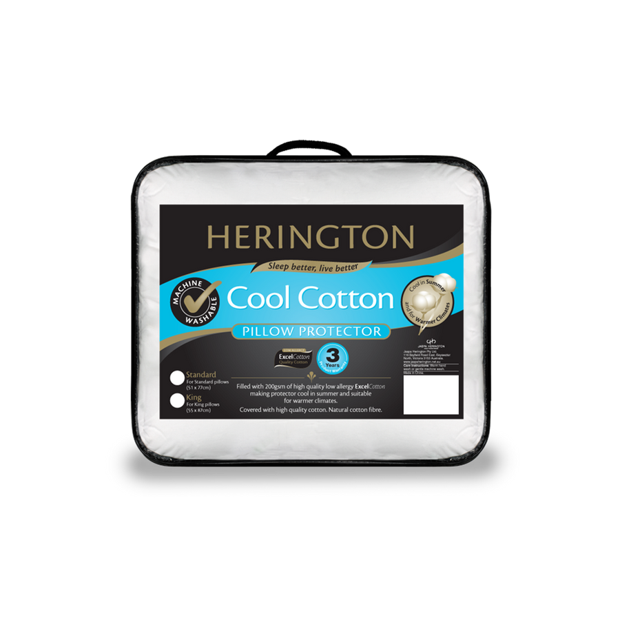 Herington Cool Cotton Pillow Protector