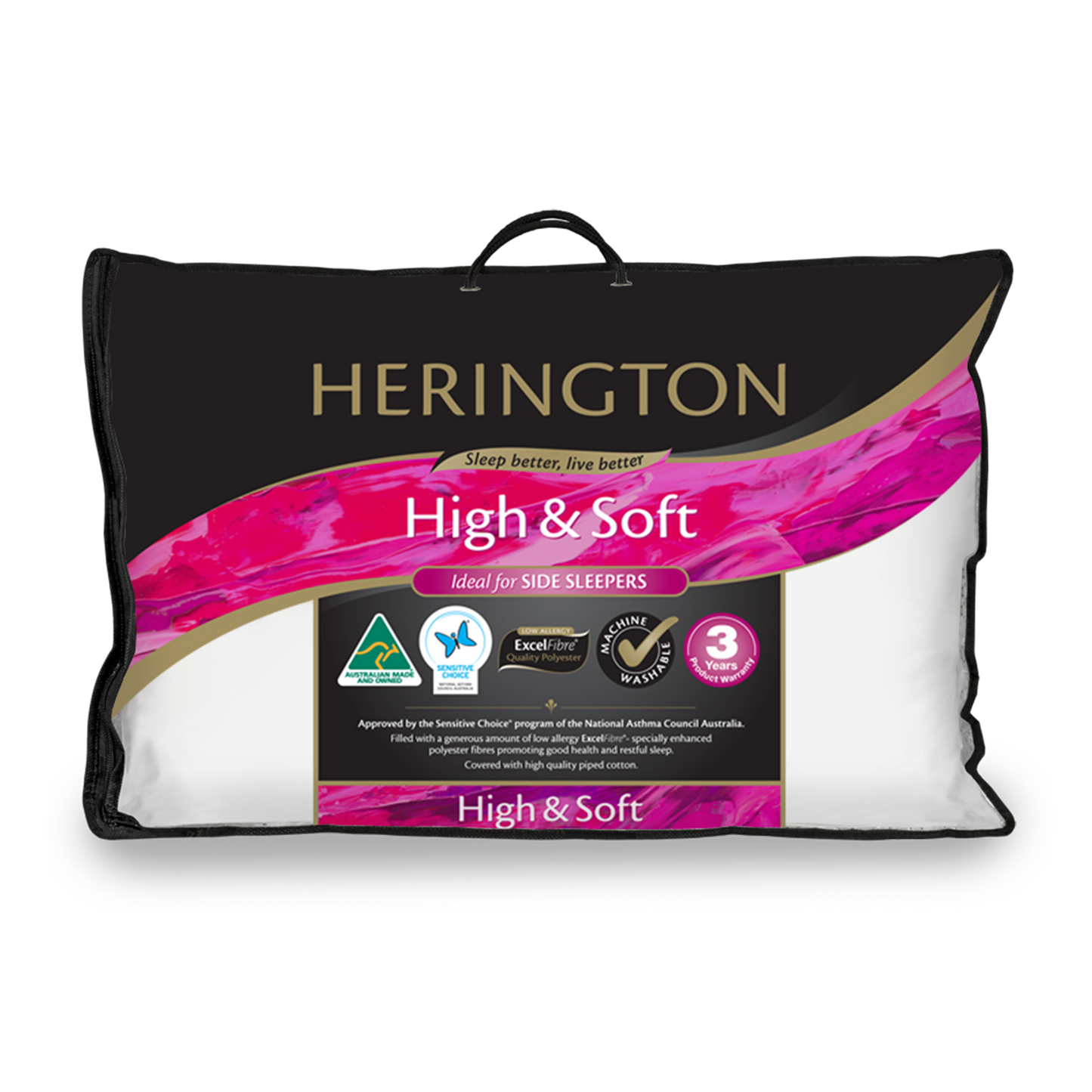 Herington High & Soft Non Gusseted Pillow
