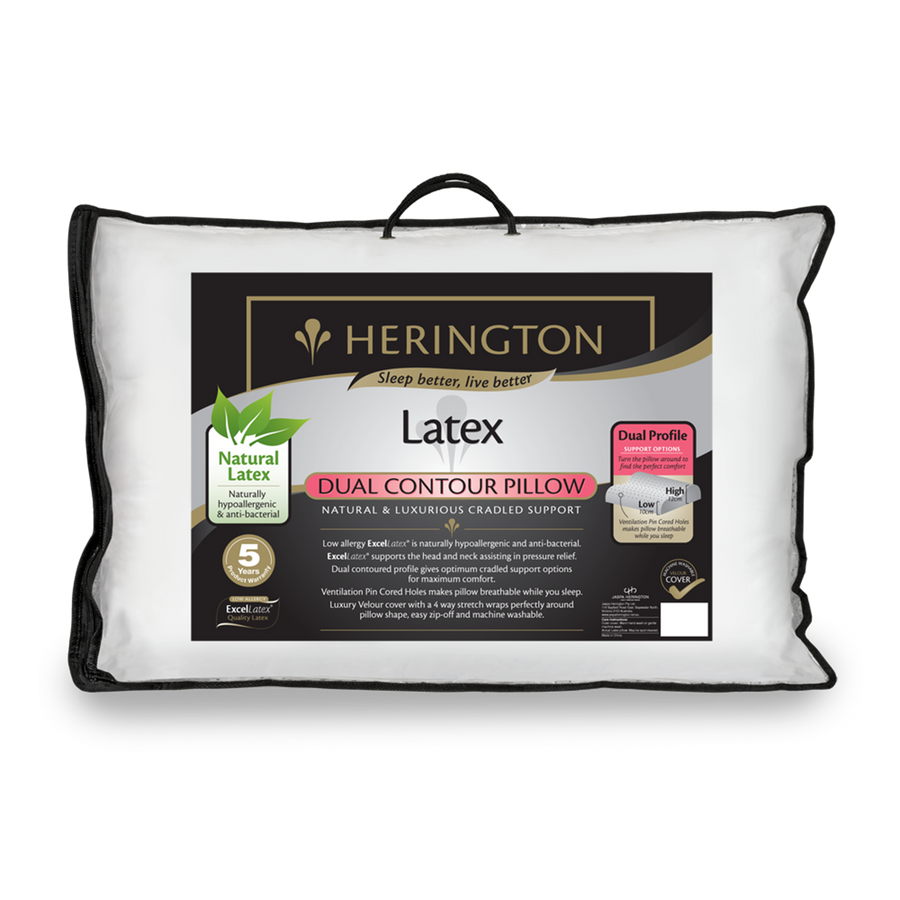Herington Latex Dual Contour Profile Pillow