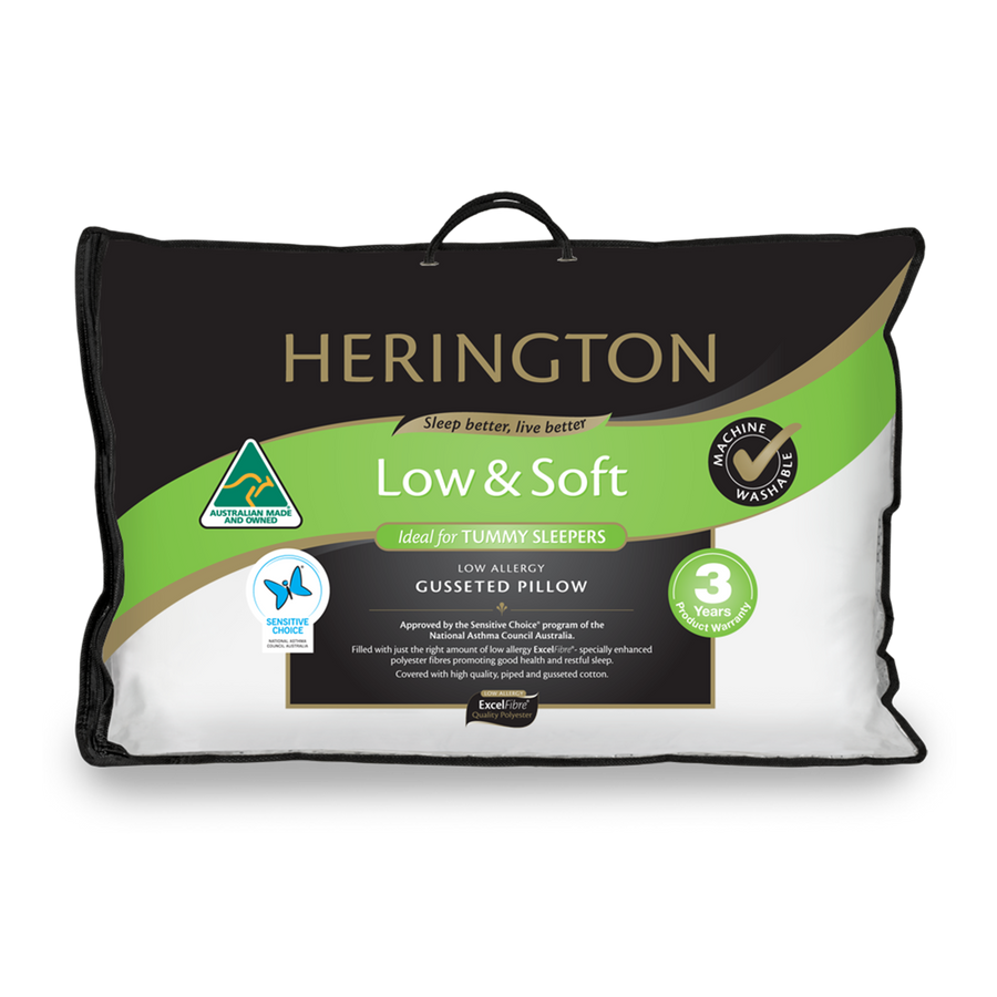Herington Low & Soft Gusseted Pillow