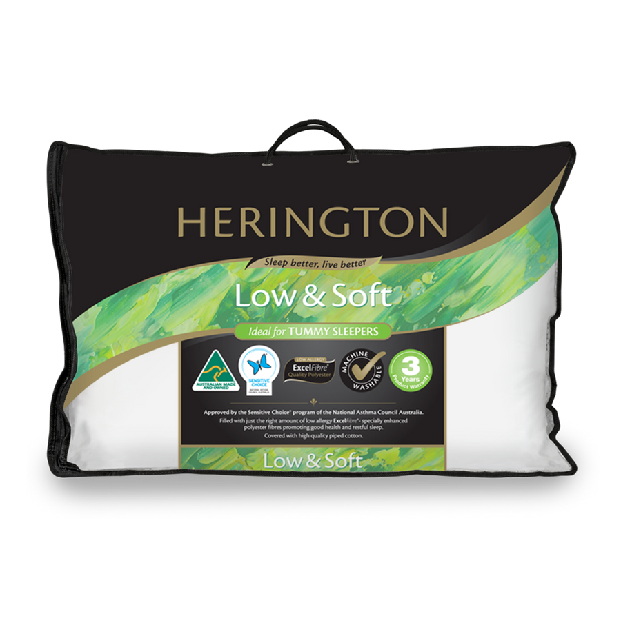 Herington Low & Soft Non Gusseted Pillow