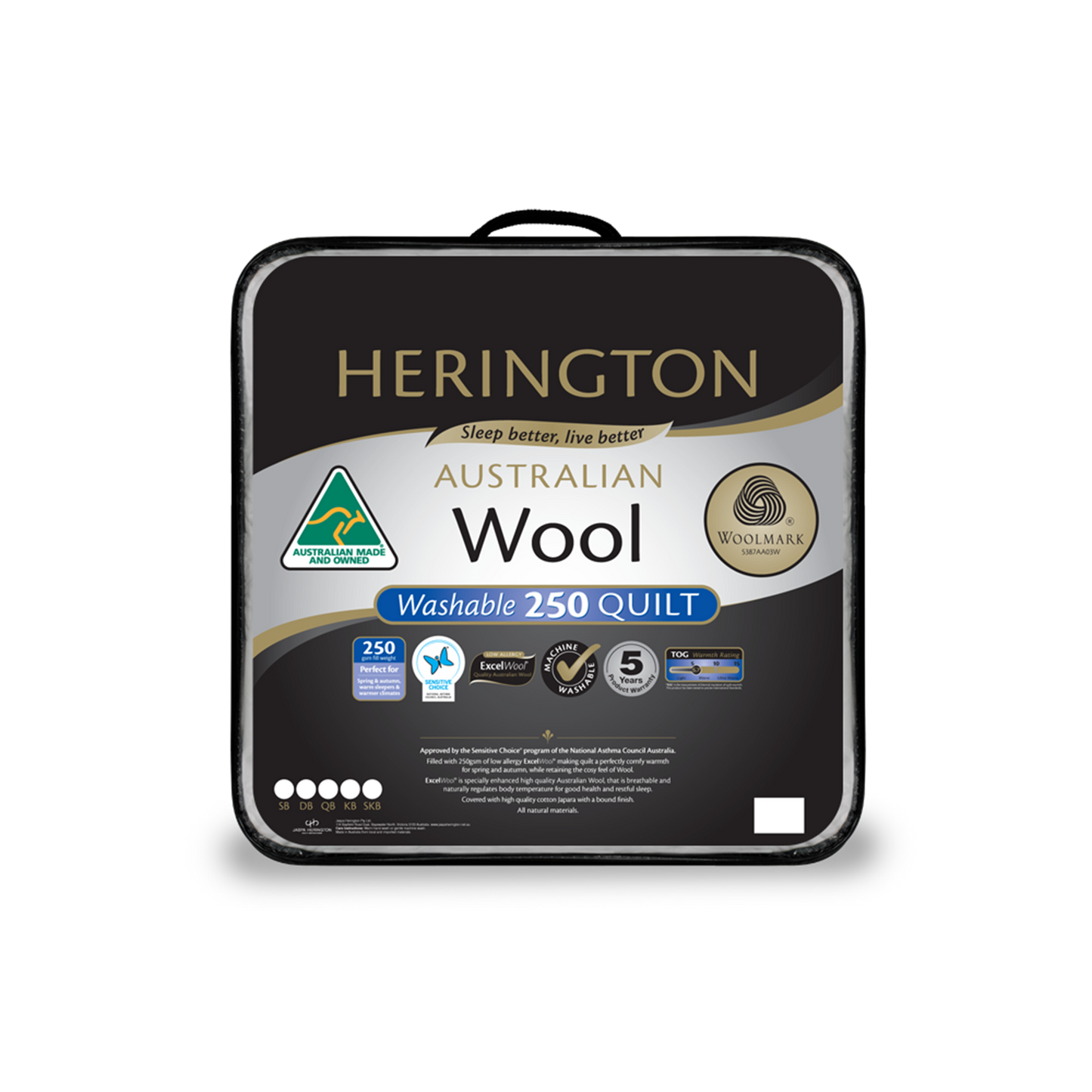 Herington Premium Wool 250 Quilt