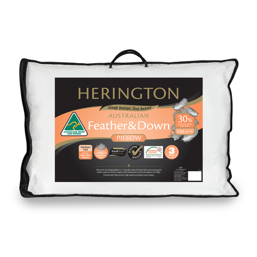 Herington 30% White Duck Down & Feather Pillow