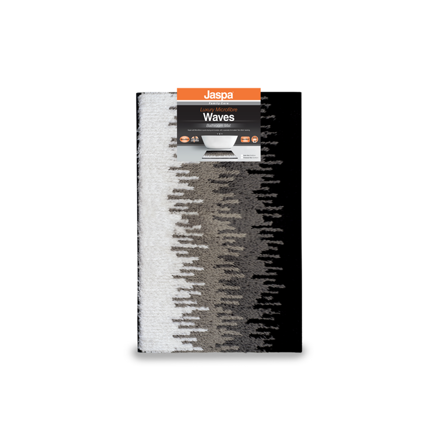 Jaspa Bath Mat Waves Mink