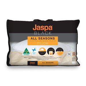 Jaspa Black All Seasons Wool Pillow