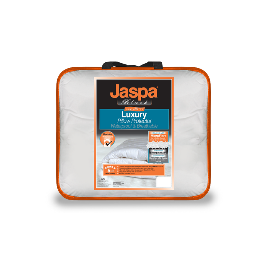Jaspa Black Luxury Waterproof Pillow Protector