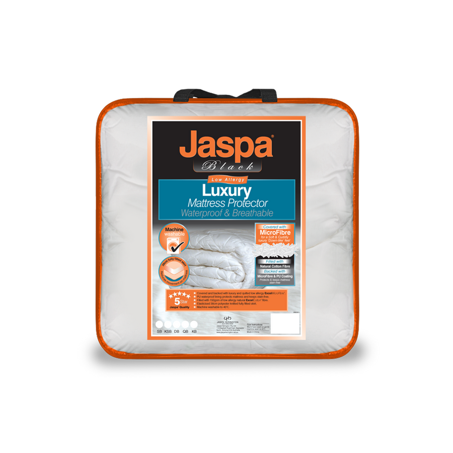 Jaspa Black Luxury Waterproof Mattress Protector