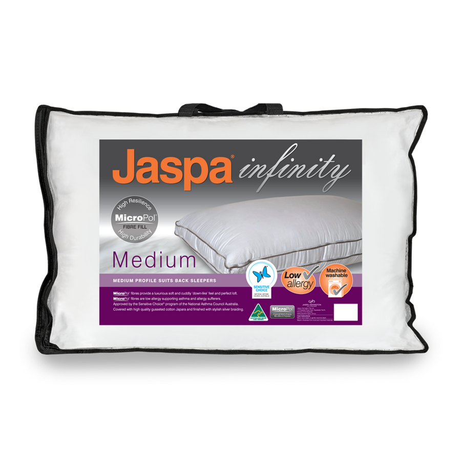 Jaspa Infinity MicroPol Medium Pillow