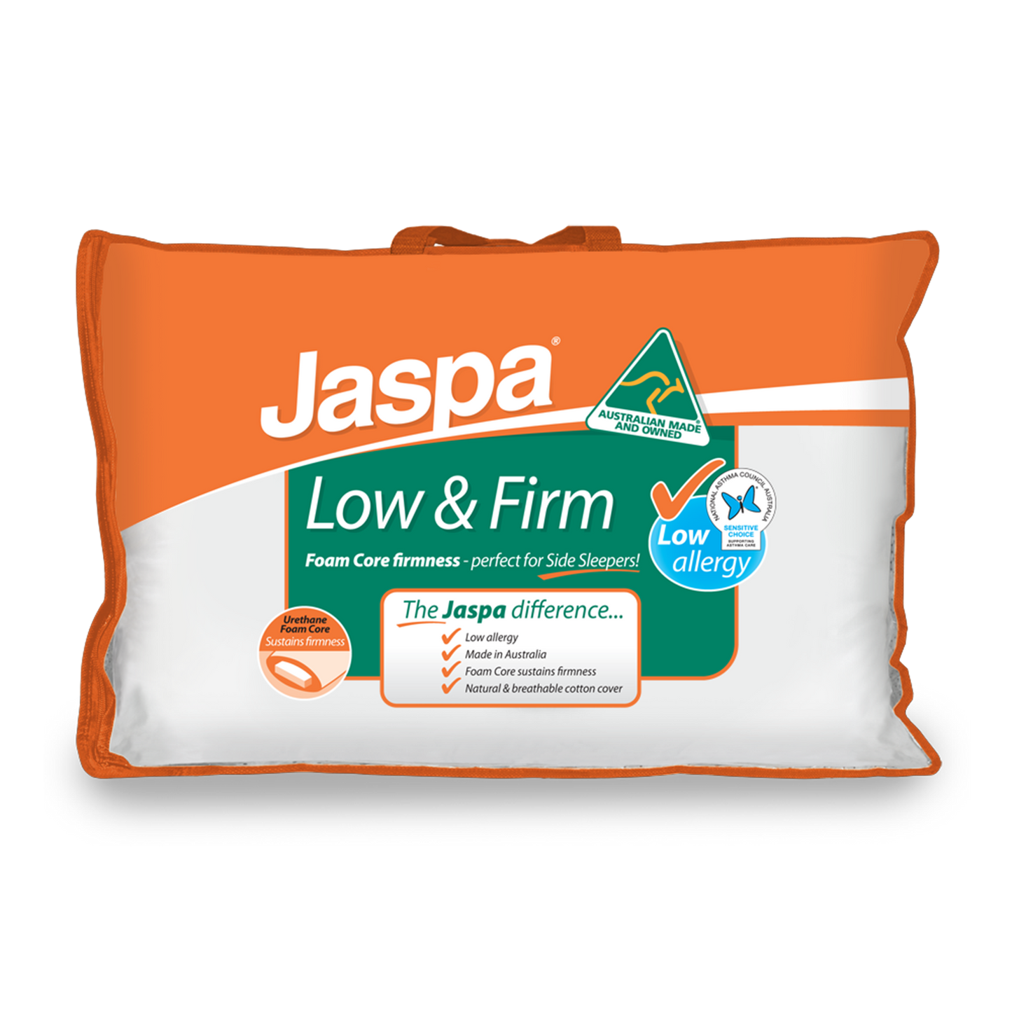 Jaspa Low & Firm Pillow