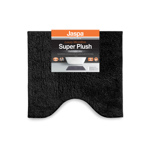 Jaspa Pedestal Mat Super Plush Black