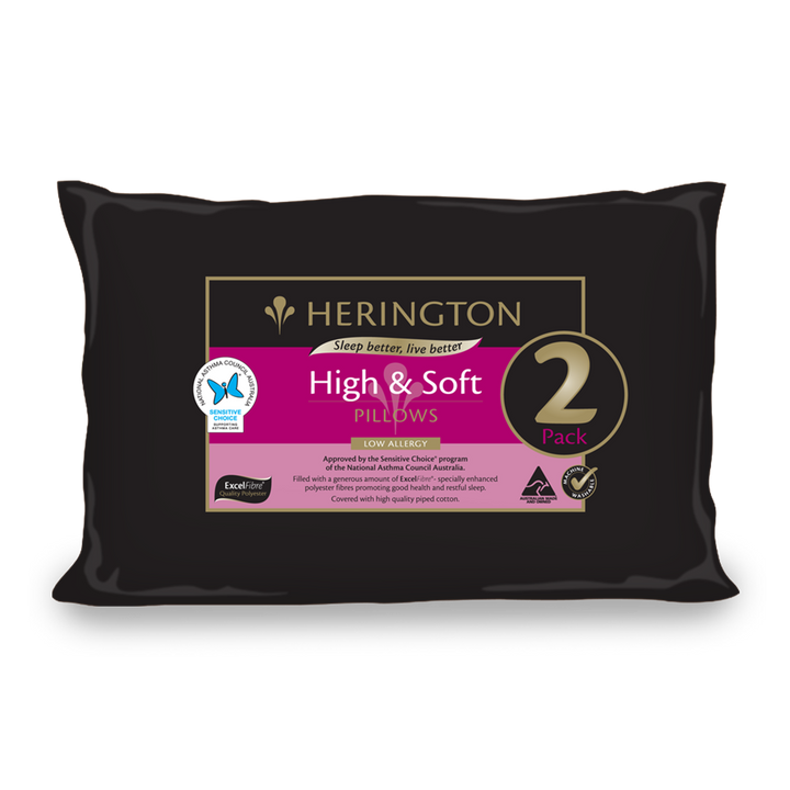 Herington 2 Pack High & Soft Pillows