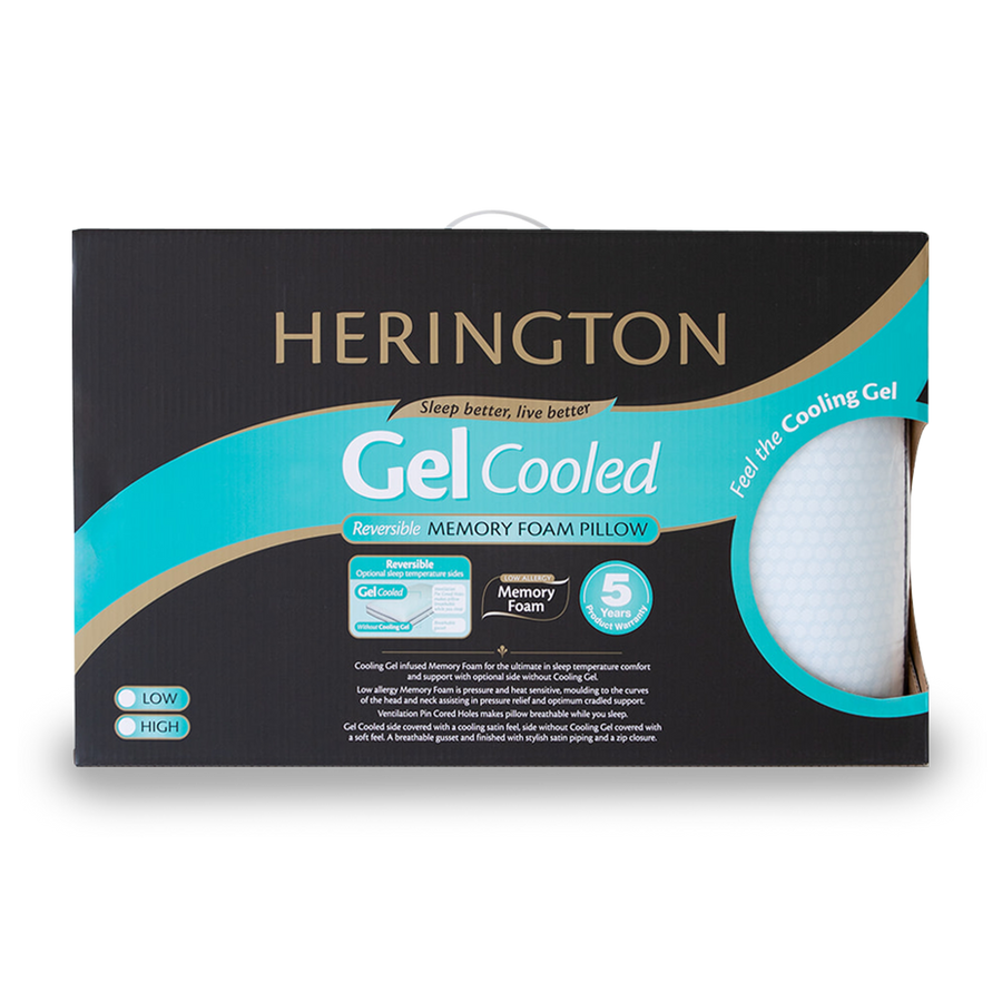 Herington Gel Cooled Memory Foam Pillow