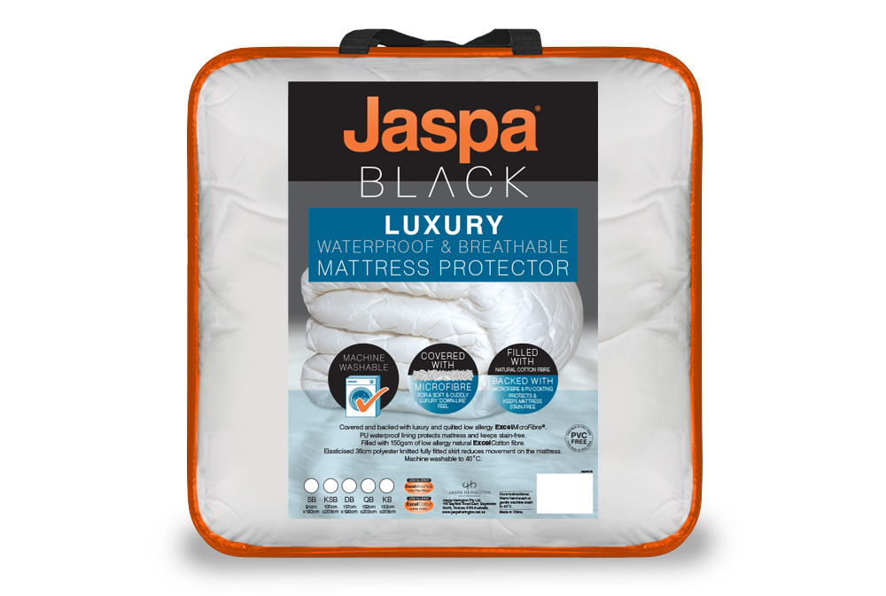 Jaspa Black Luxury Waterproof Mattress Protector