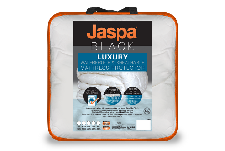 Jaspa Black Luxury Waterproof Mattress Protector