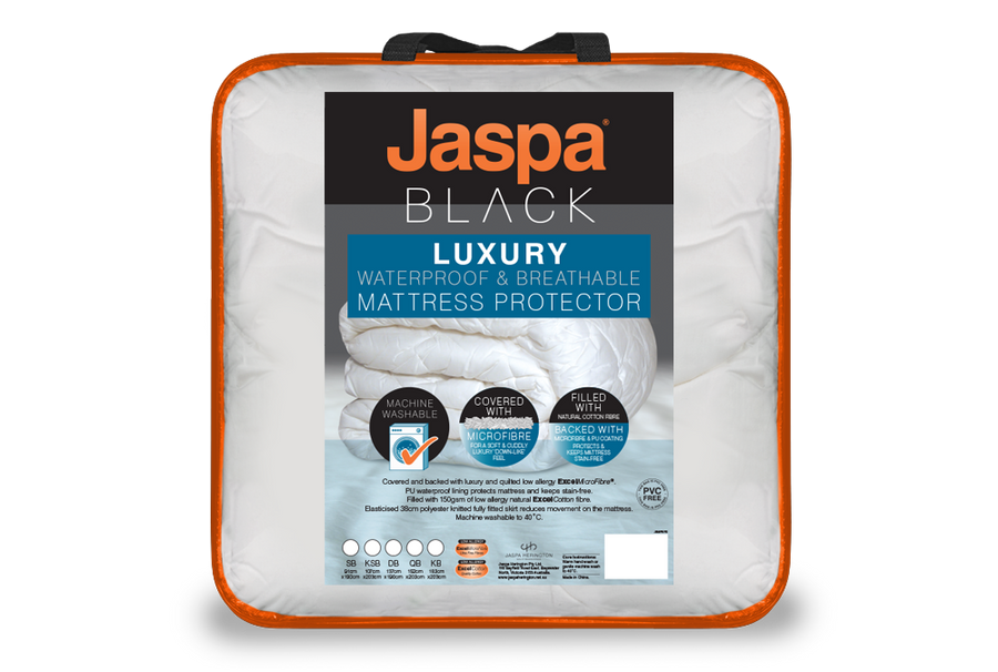 Jaspa Black Luxury Waterproof Mattress Protector