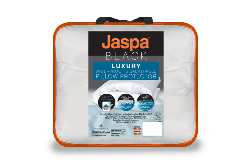 Jaspa Black Luxury Waterproof Pillow Protector