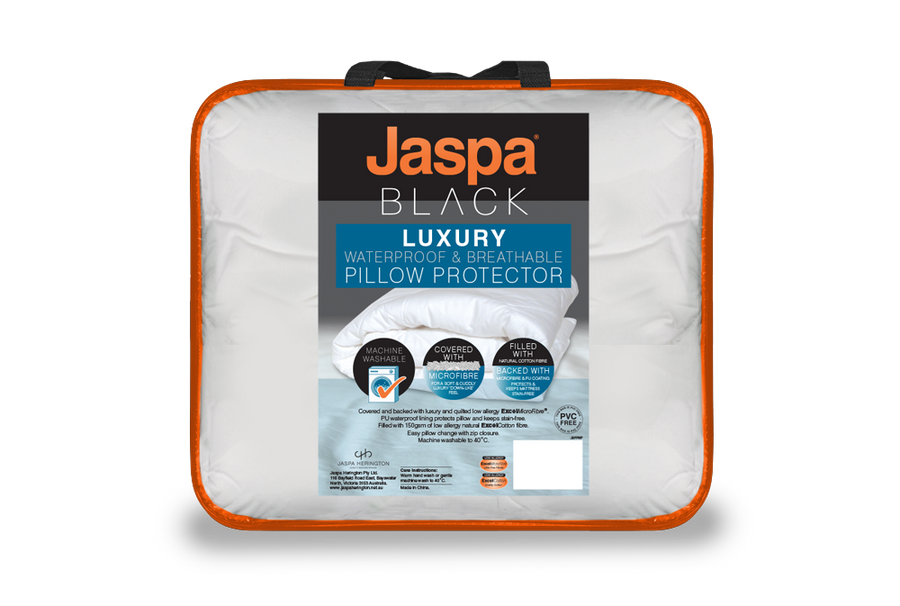 Jaspa Black Luxury Waterproof Pillow Protector